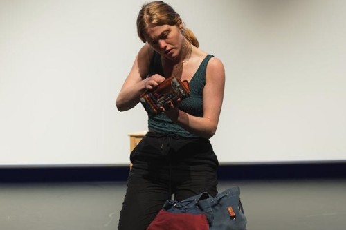 An actor from Moveable Type Theatre, who will be performing at the symposium